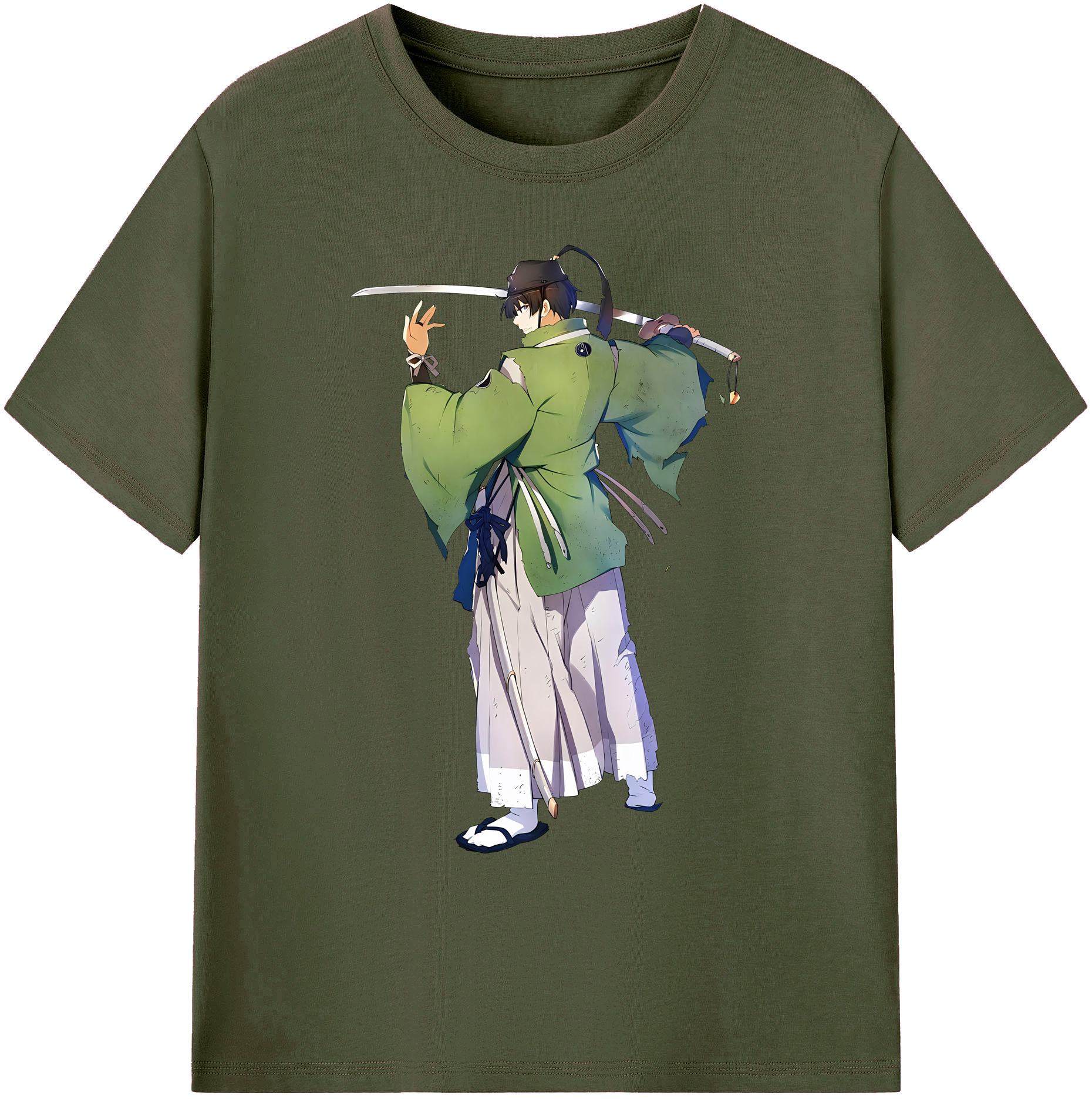 （画像用） 刀剣乱舞 Touken Ranbu 綿100％ メンズ半袖Tシャツ｜肌触りやわらか＆通気性